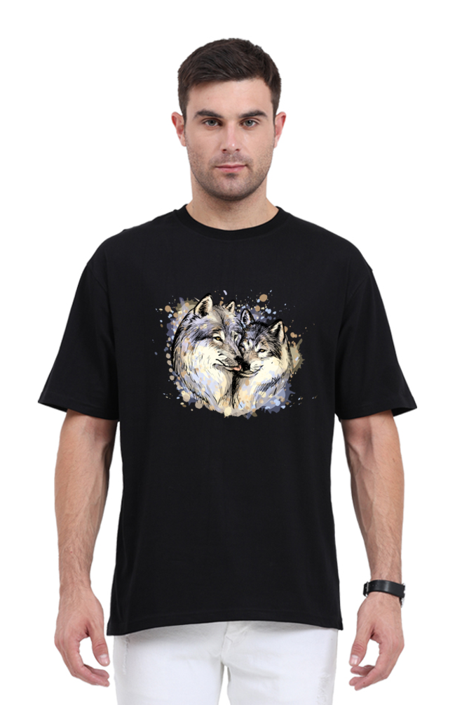 Unisex Oversized Classic T-Shirt – Loving Fox – FLIQUE Unisex Oversized Classic T-Shirt – Loving Fox – FLIQUE